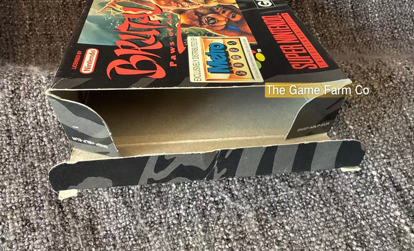 Brutal Paws Of Fury Boxed - Super Nintendo (Snes) Game