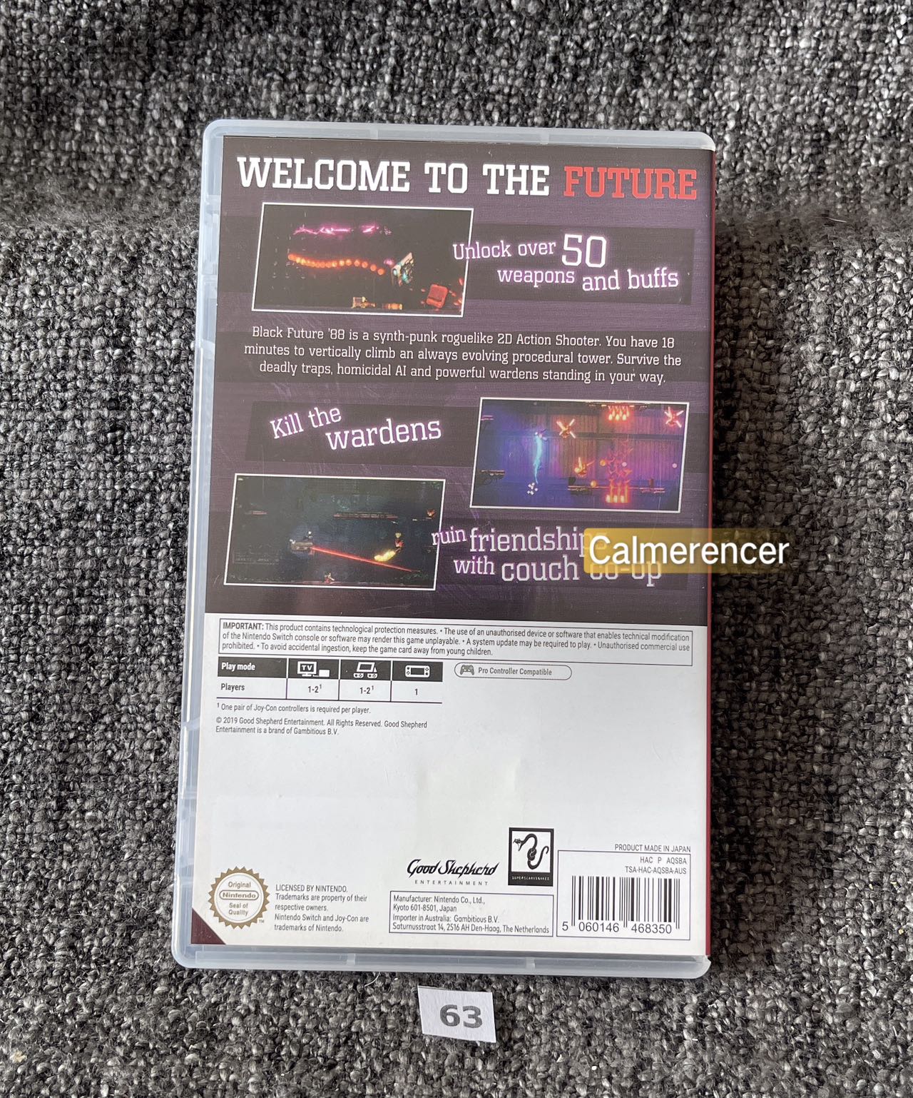 Black Future 88 Game - Nintendo Switch