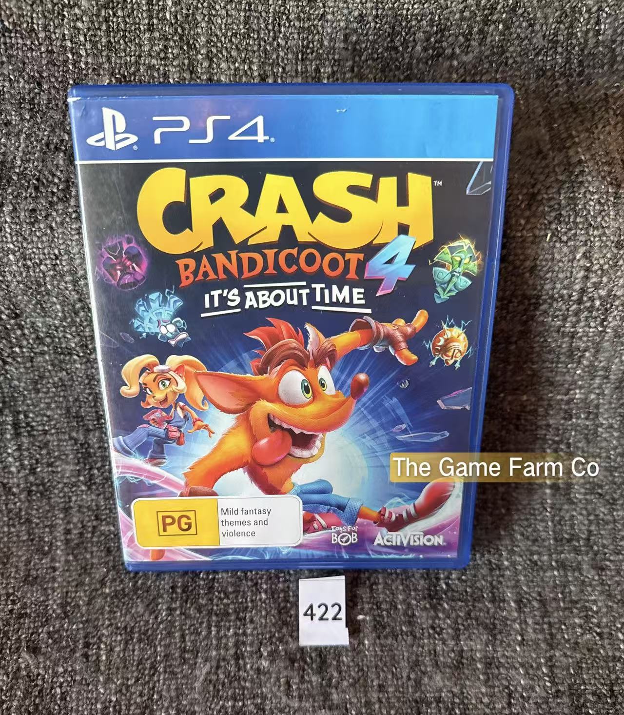 Crash Bandicoot 4 It's About Time PlayStation 4 Physical Game CIB PAL Tested Used