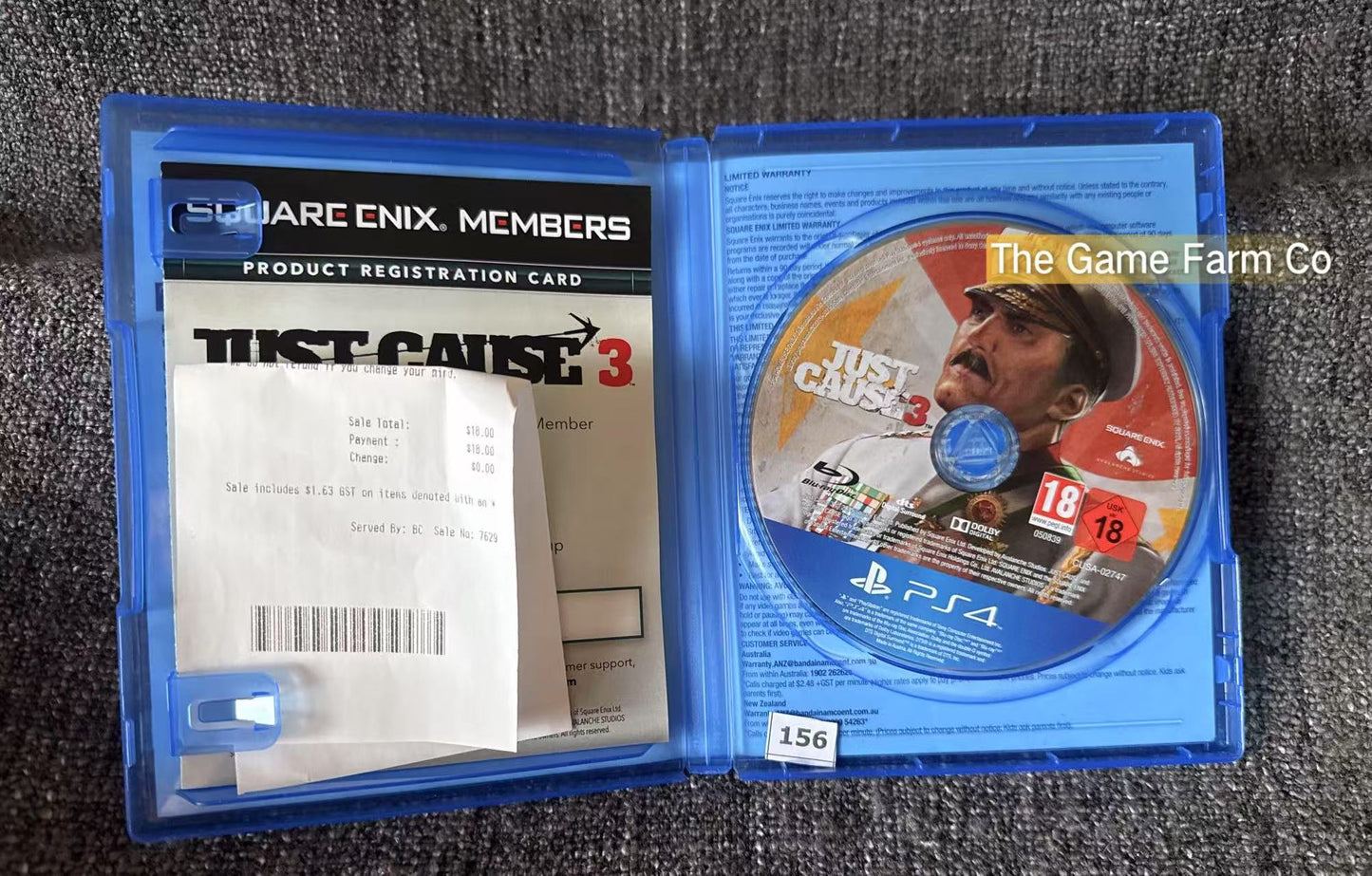 Just Cause 3 Sony Playstation 4 (PS4) Game