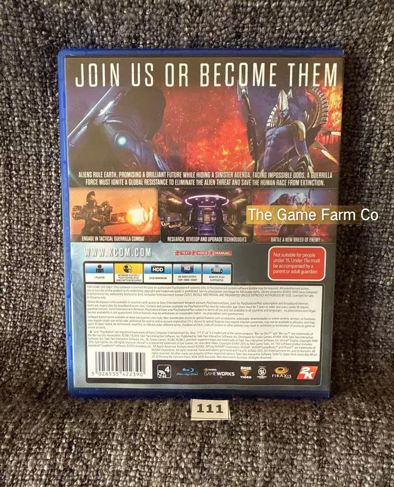 Xcom 2 Sony Playstation 4 (PS4) Game