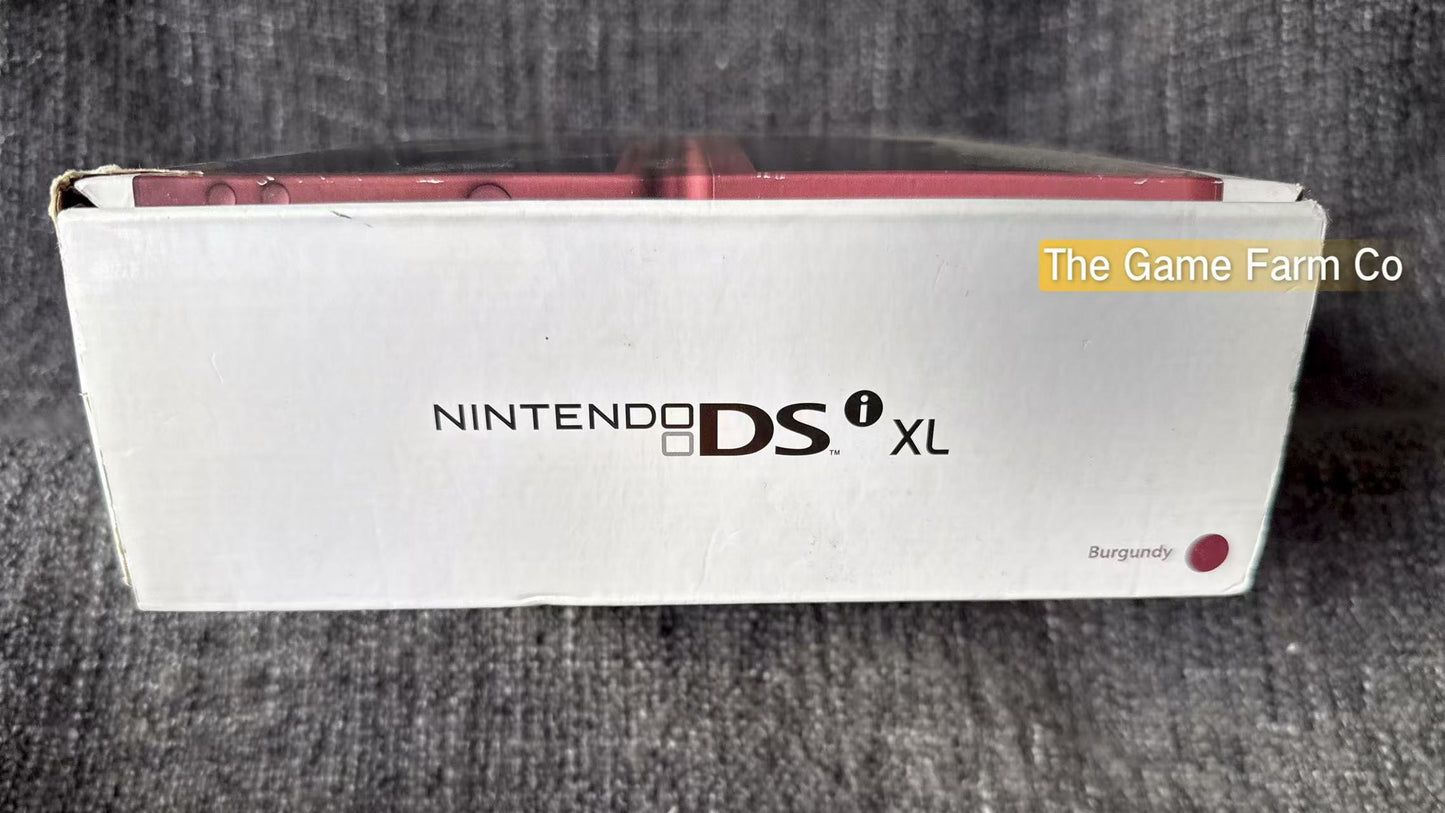 Nintendo DSi XL Burgundy Red Console boxed in overall great condition