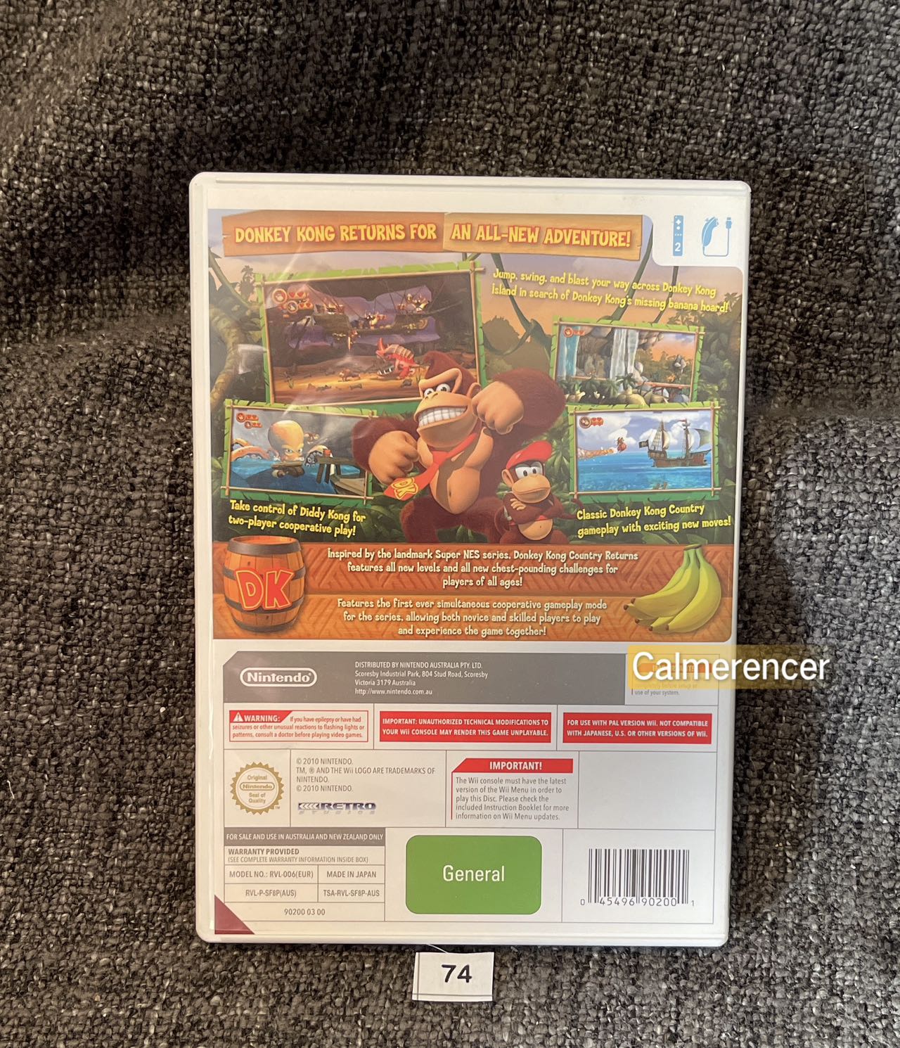 Donkey Kong Country Returns - Nintendo Wii game