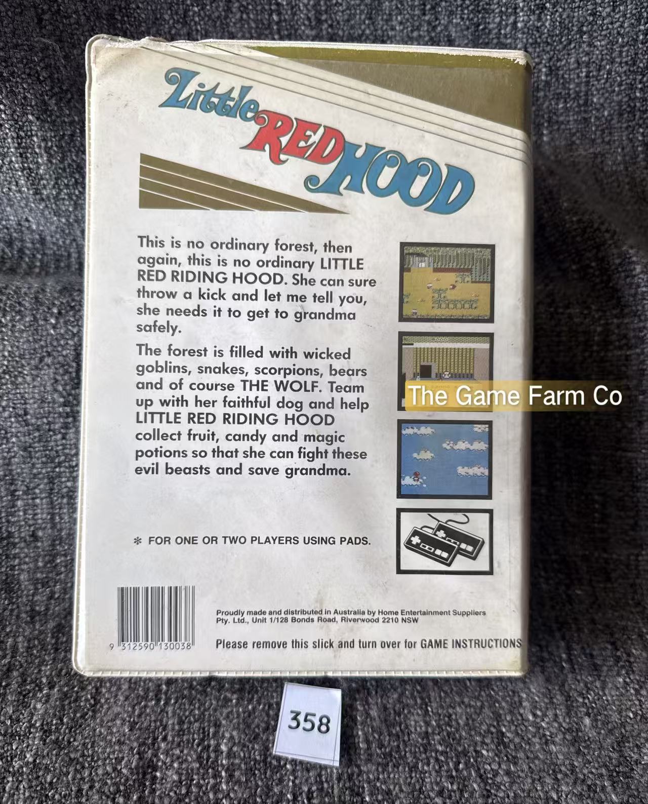 Little Red Hood Game - Nes/Hes - Nintendo / Entertainment System - Pal Version