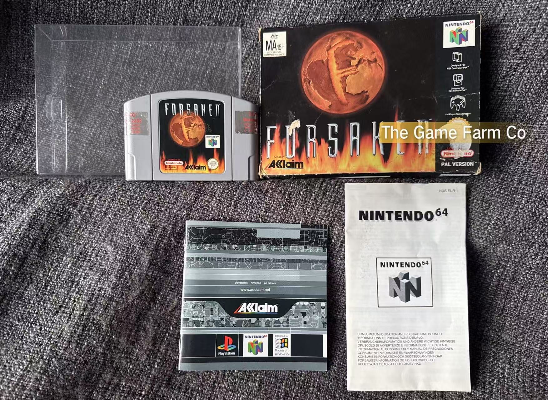 Forsaken Game Boxed - Nintendo 64 / N64 - Pal Version – The GameFarm Co.