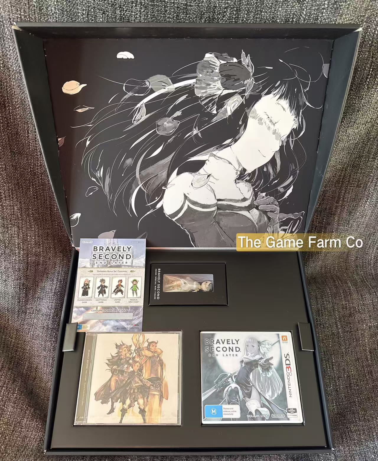 Bravely Second End Layer Deluxe Collectors Edition Nintendo 3DS Mostly New PAL Tested Used