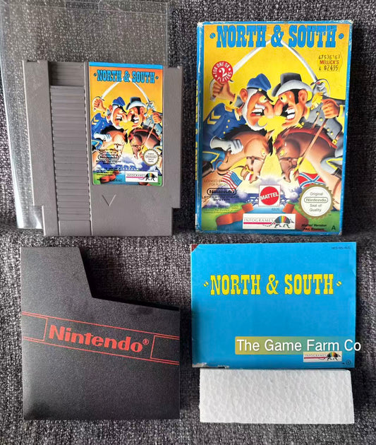 North & South Games Boxed Game - Nes - Nintendo / Entertainment System - Pal Version