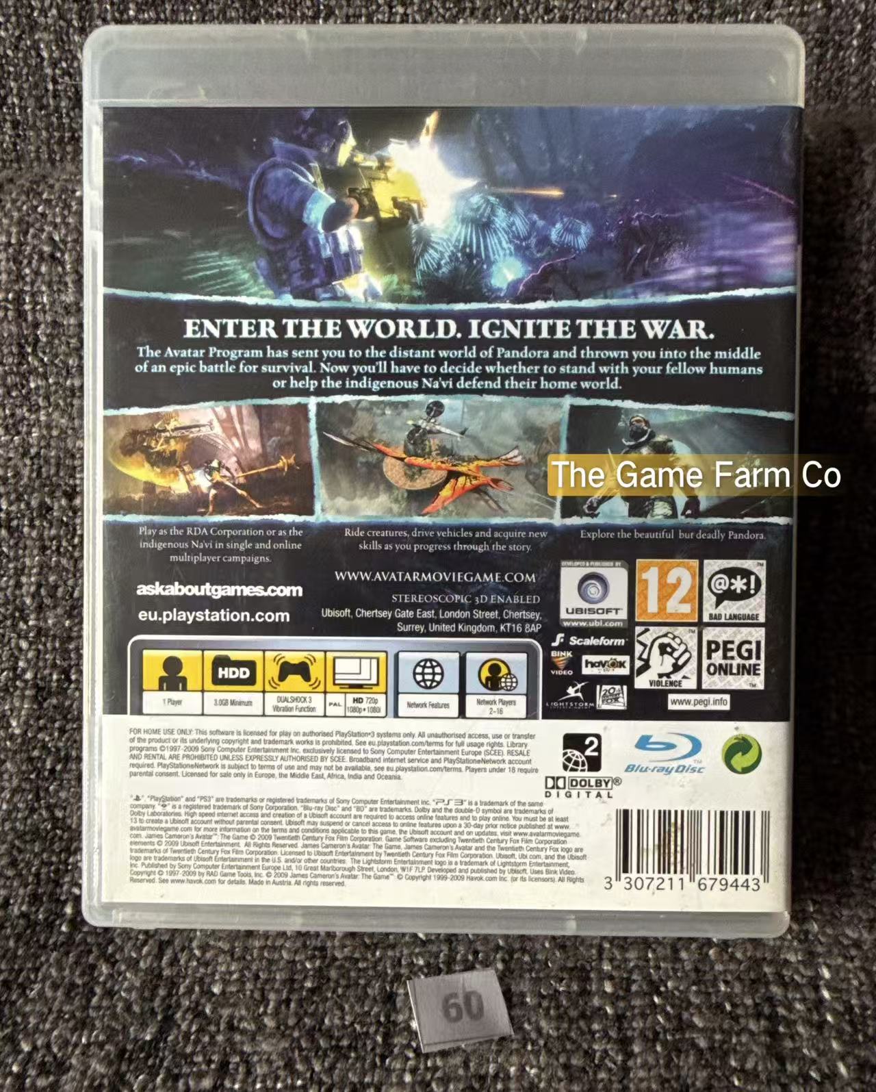 Avatar Game - PS3 - Sony Playstation 3