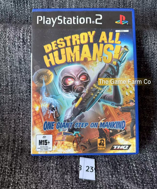 Destroy All Humans Game- Sony PlayStation 2 (PS2)