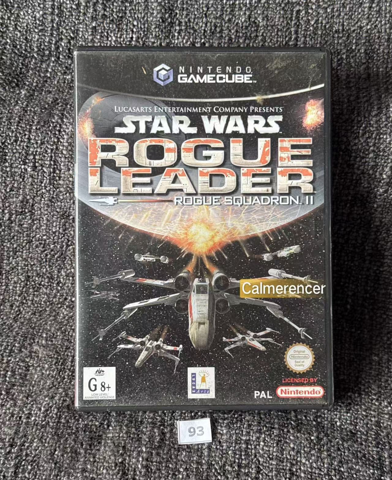 Star Wars Rogue Leader Game Rogue Squadron 2 Game - No manual - Nintendo Gamecube - Pal Version
