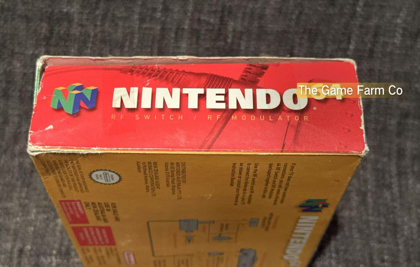 Genuine N64 RF switch Boxed - Pal Version