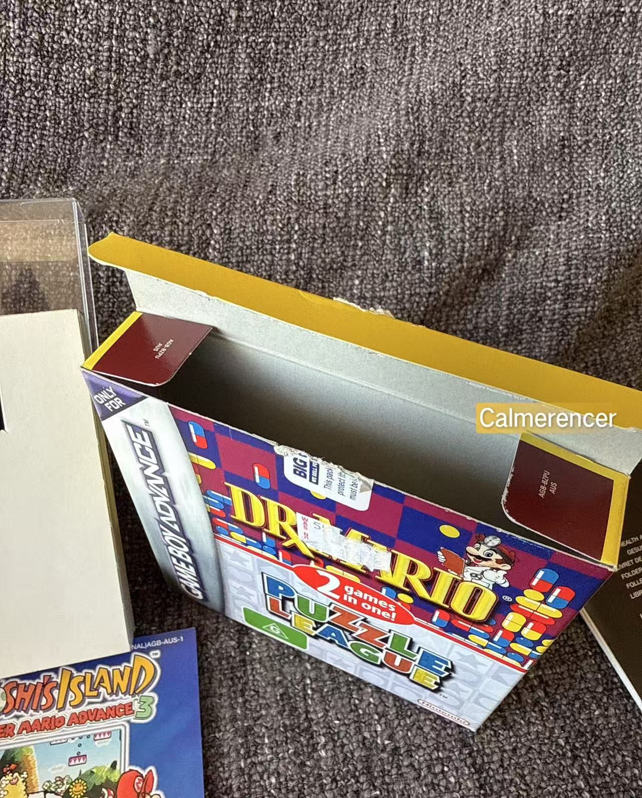 Dr. Mario / Puzzle League Boxed Game -Nintendo Gameboy Advance GBA - Pal Version