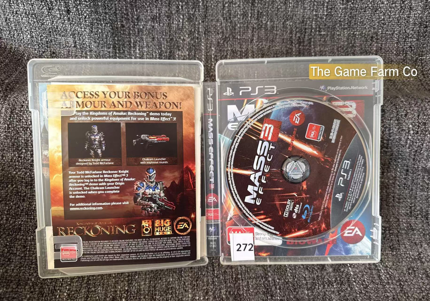 Mass Effect 3 Game - PS3 - Sony Playstation 3