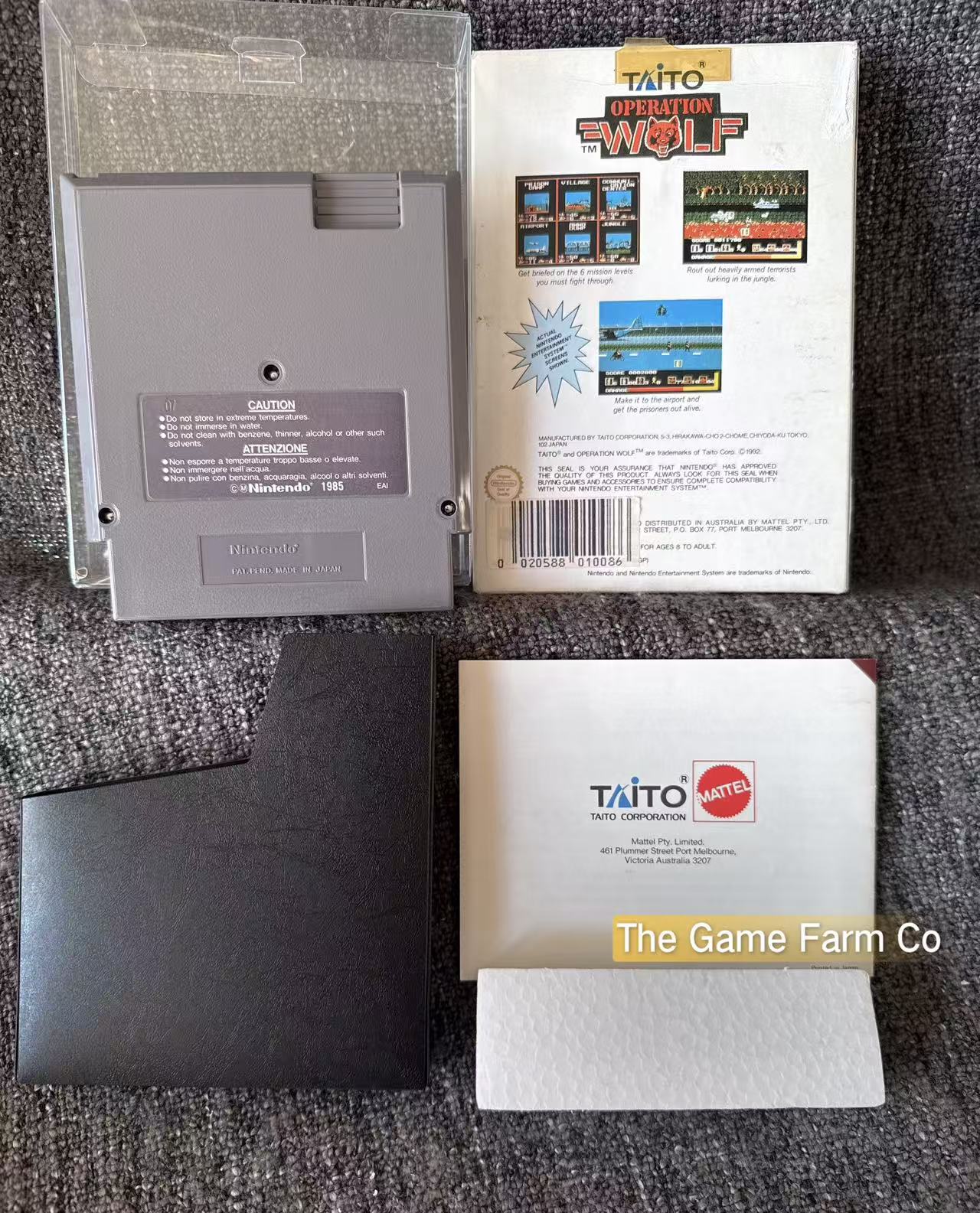 Operation Wolf Boxed Game - Nes - Nintendo / Entertainment System - Pal Version