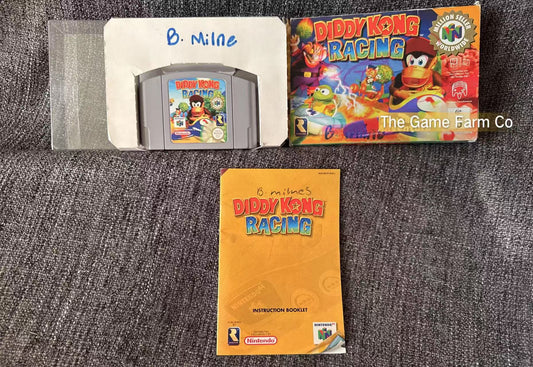 Diddy Kong Racing Game Boxed - Nintendo 64 / N64 - Pal Version