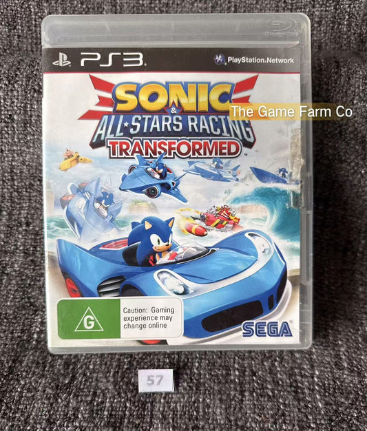 Sonic All-Stars Racing Transformed Game - PS3 - Sony Playstation 3