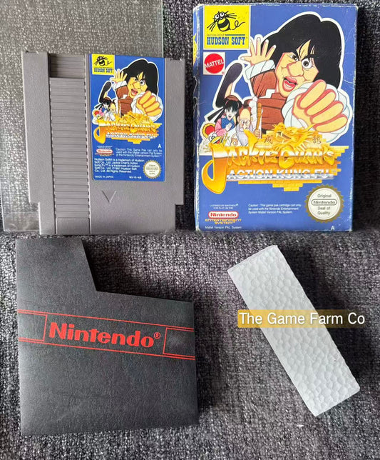 Jacki Chans Action Kung Fu Boxed Game - Nes - Nintendo / Entertainment System - Pal Version