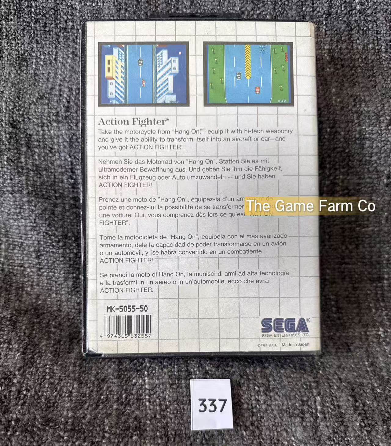 Action Fighter Game - Sega Master System