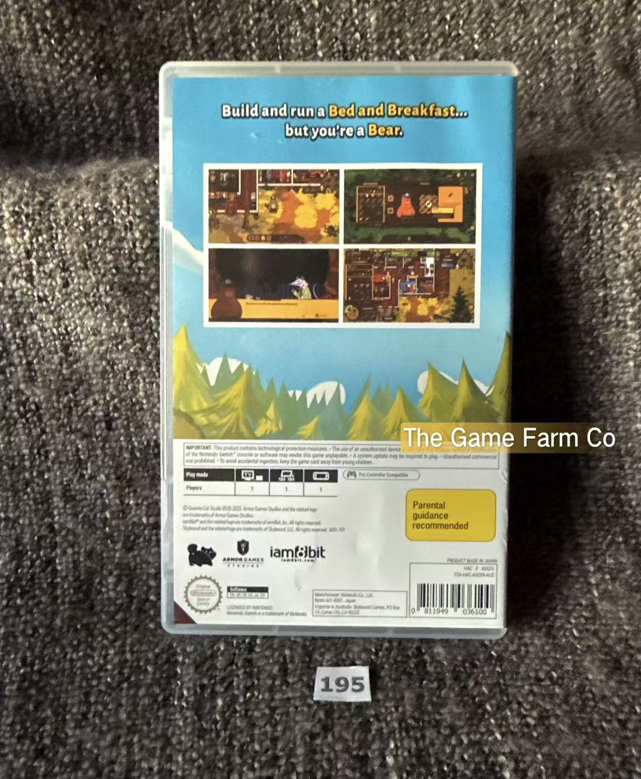 Bear & Breakfast (Nintendo Switch, 2023) Complete in Box CIB PAL Physical Game