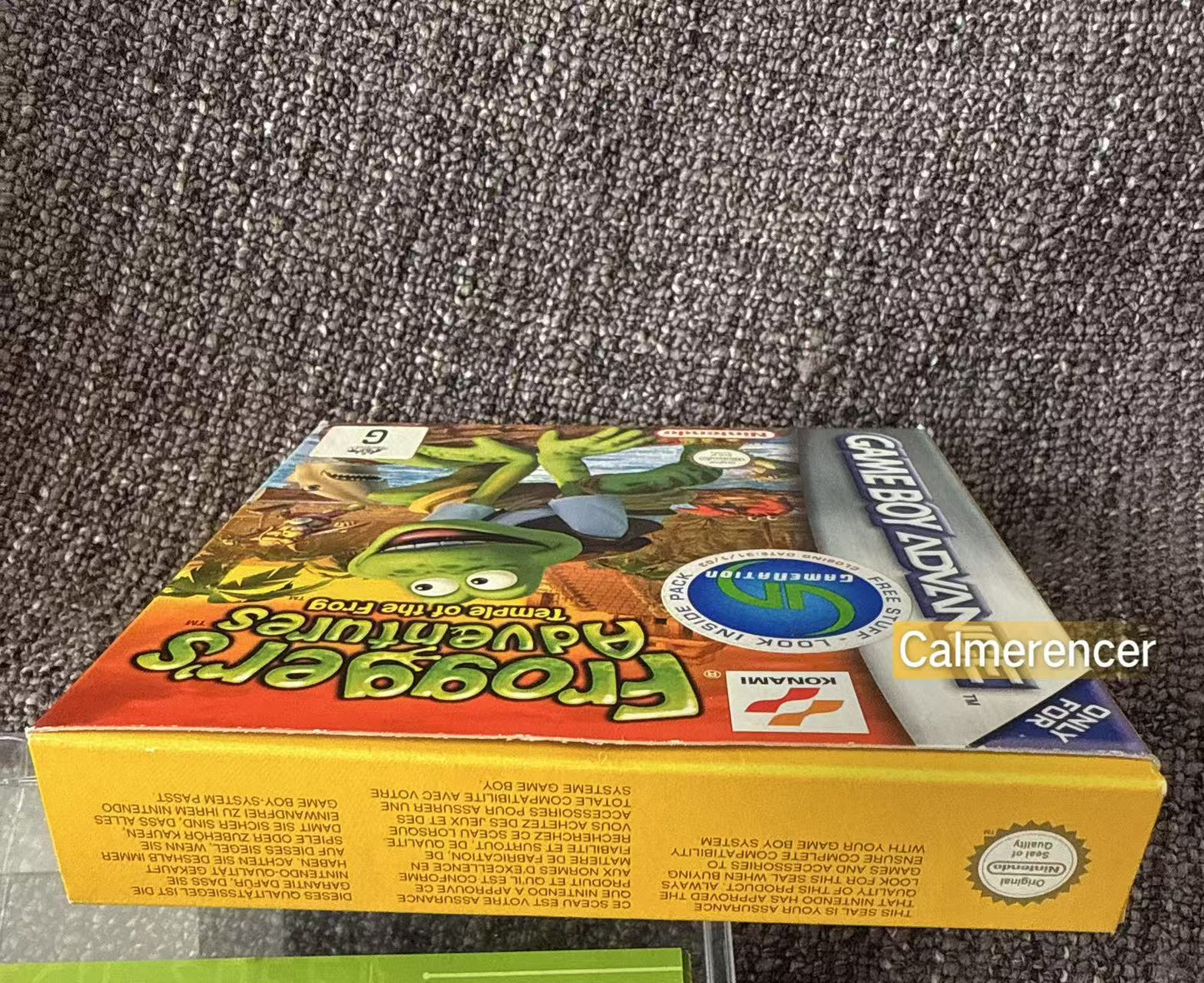 Froggers Adventures Temple Of The Frog Boxed Game -Nintendo Gameboy Advance GBA - Pal Version