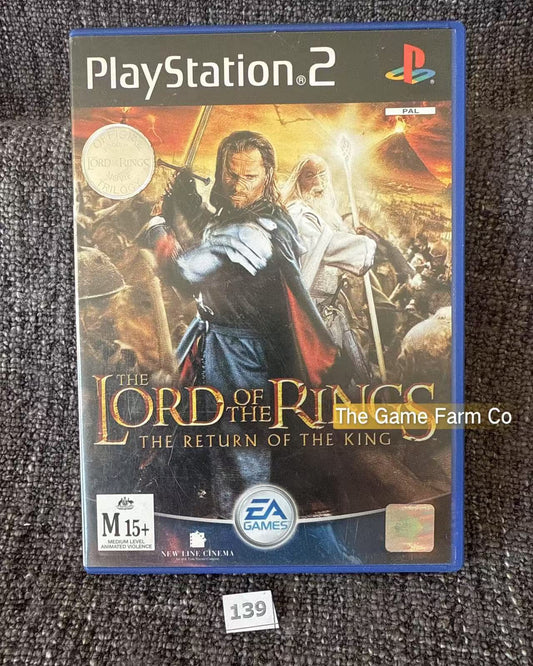 The Lord Of The Rings The Return Of The King Game- Sony PlayStation 2 (PS2)