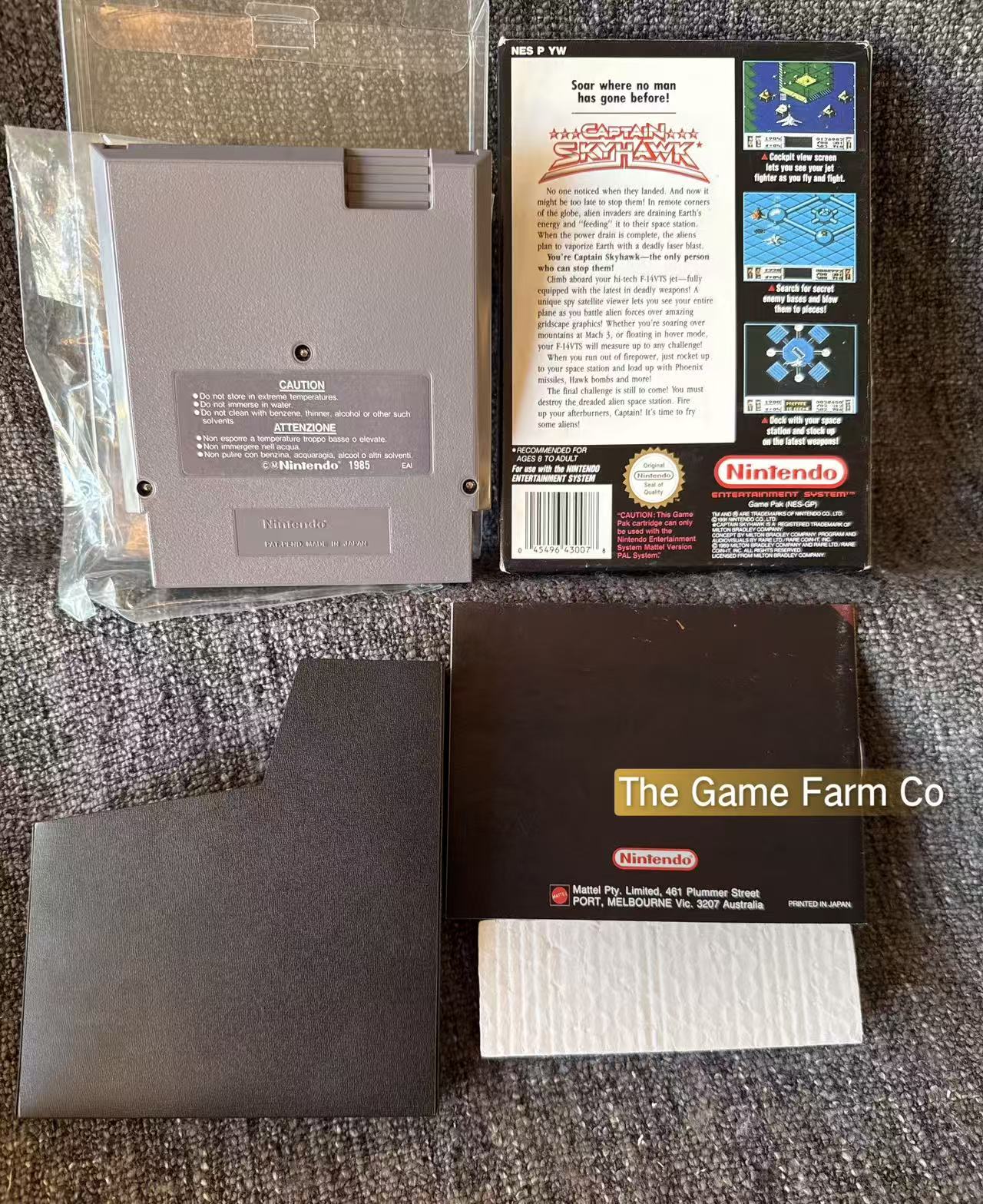 Captain Skyhawk Boxed Game - Nes - Nintendo / Entertainment System - Pal Version