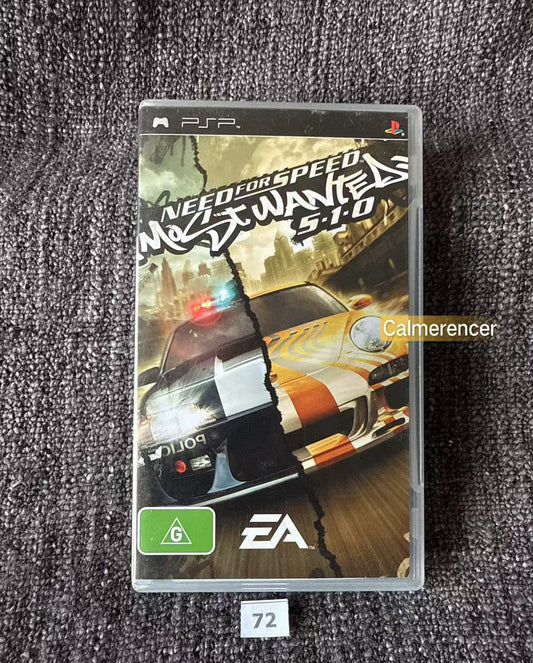 Need for Speed Most Wanted 5-1-0 NFS PSP Game - PlayStation Portable