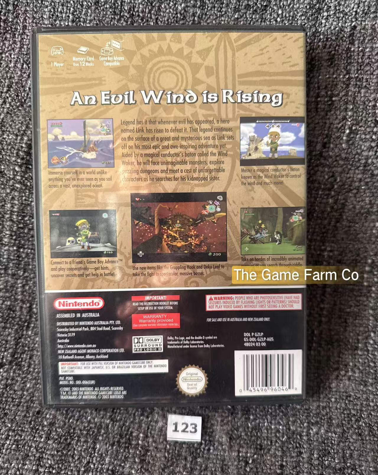 The Legend Of Zelda The Wind Waker + Bonus Game - Nintendo Gamecube - Pal Version