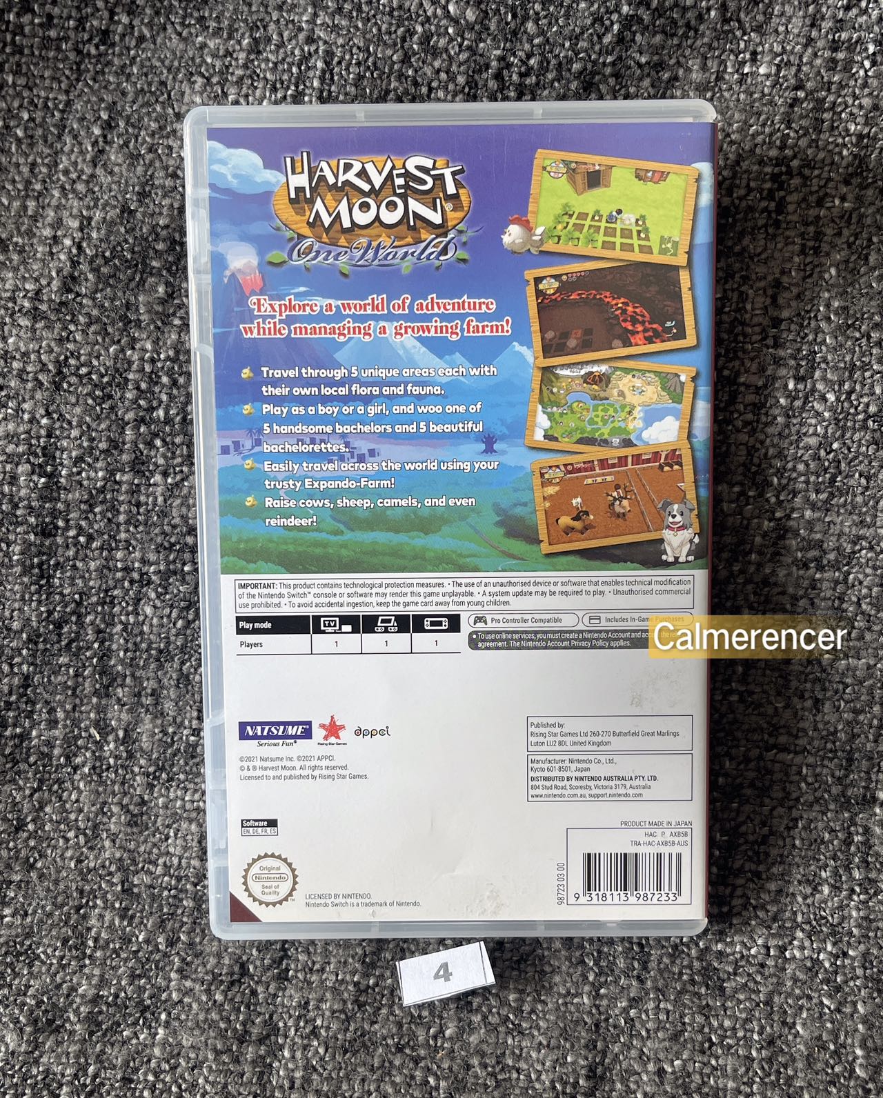Harvest Moon One World Game - Nintendo Switch