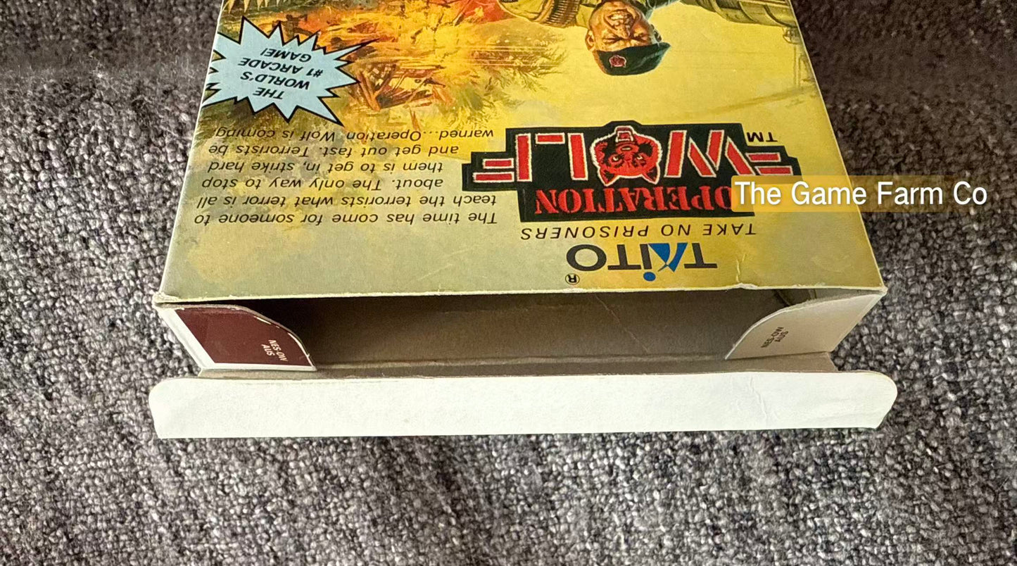 Operation Wolf Boxed Game - Nes - Nintendo / Entertainment System - Pal Version