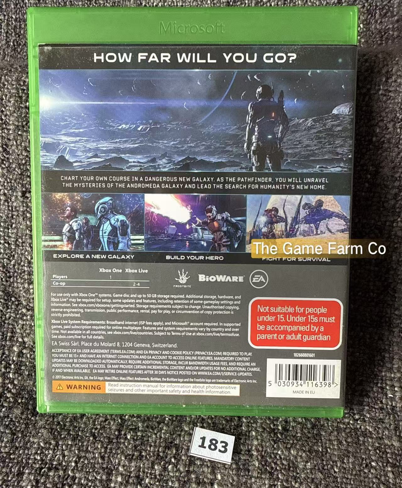 Mass Effect: Andromeda Game - Microsoft Xbox One