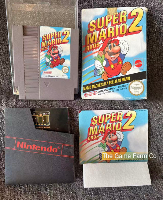 Super Mario Bros 2 Boxed Game - Nes - Nintendo / Entertainment System - Pal Version