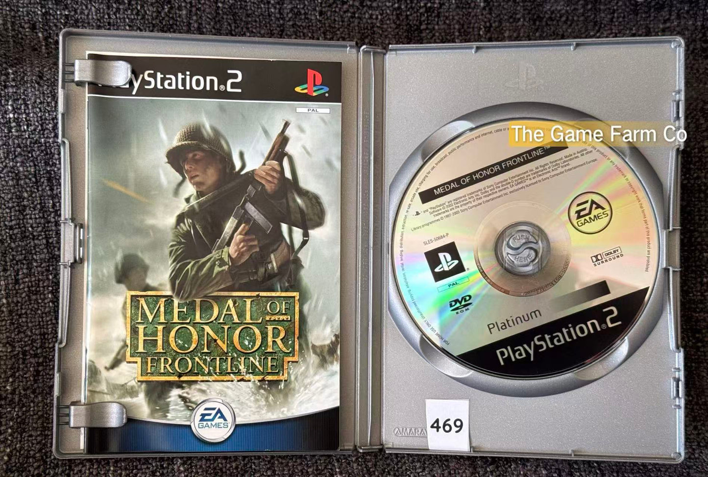 Medal of Honor Frontline PS2 Physical Game CIB PAL Tested Used