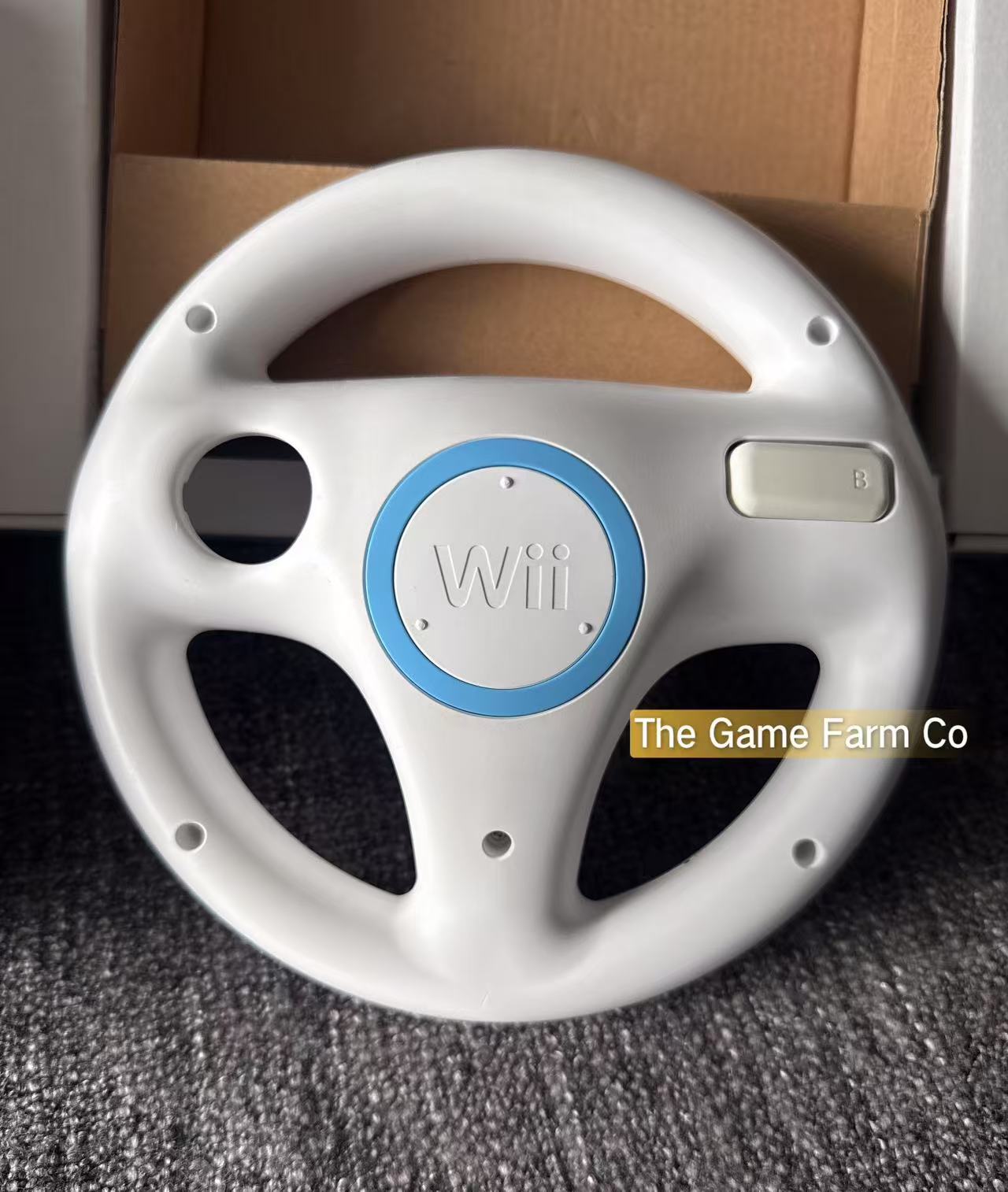 White Nintendo Wii Mario Kart Bundle Edition - Pal Australian