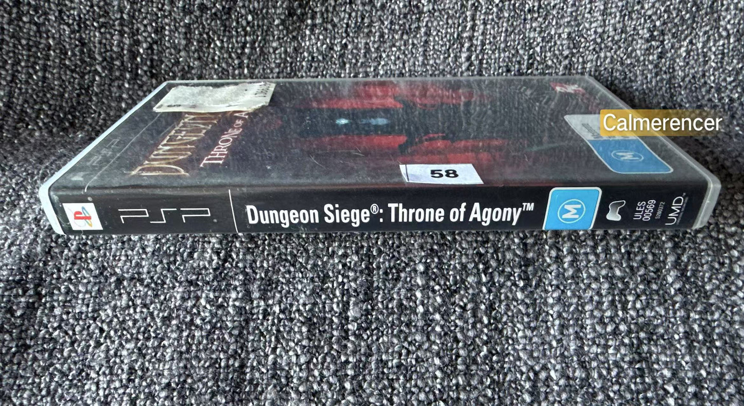 Dungeon Siege Throne Of Agony - No manual PSP Game - Playstation Portable