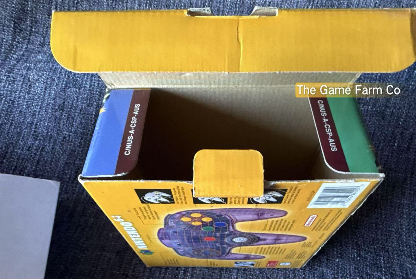 All Genuine Clear Purple boxed  N64 controller in great condition (Nintendo)