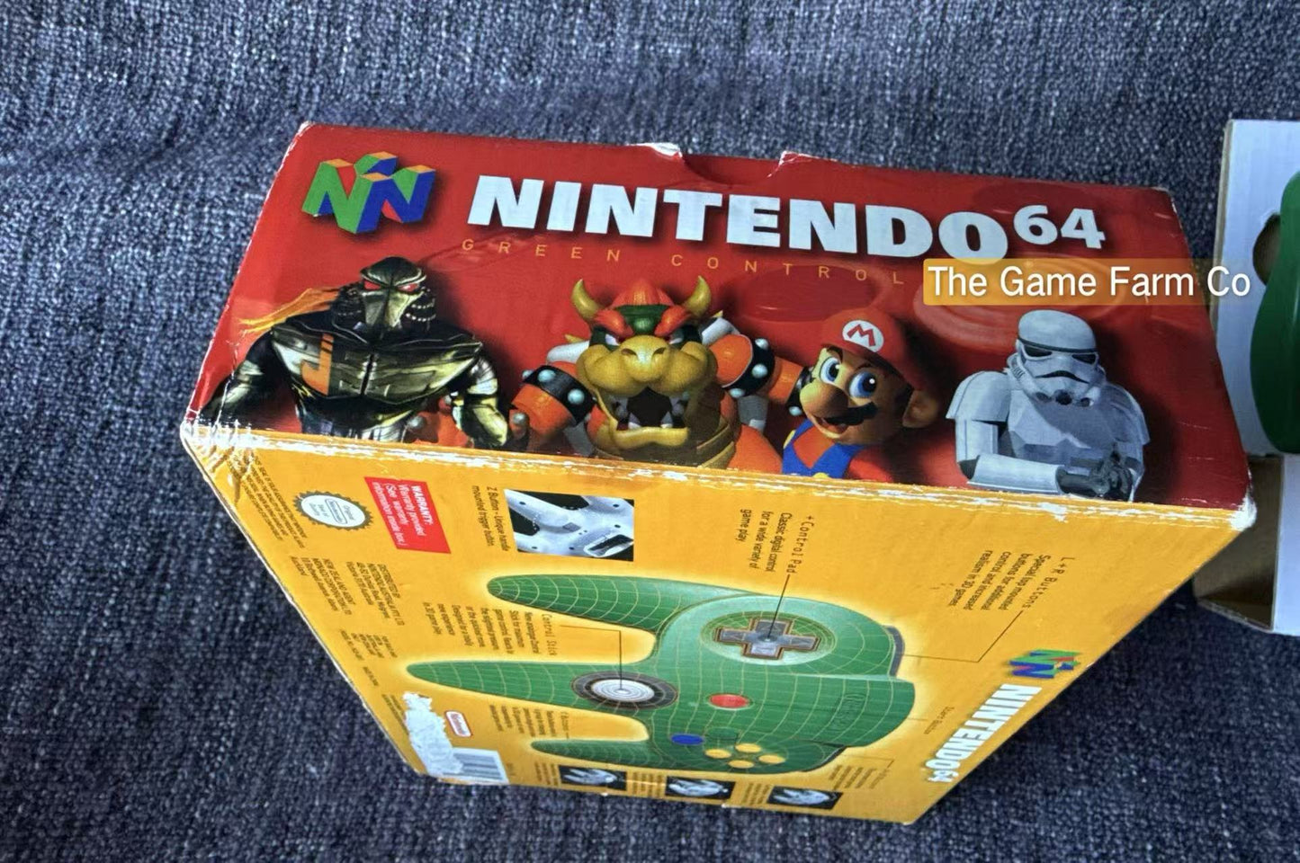 All Genuine boxed Green N64 controller (Nintendo)