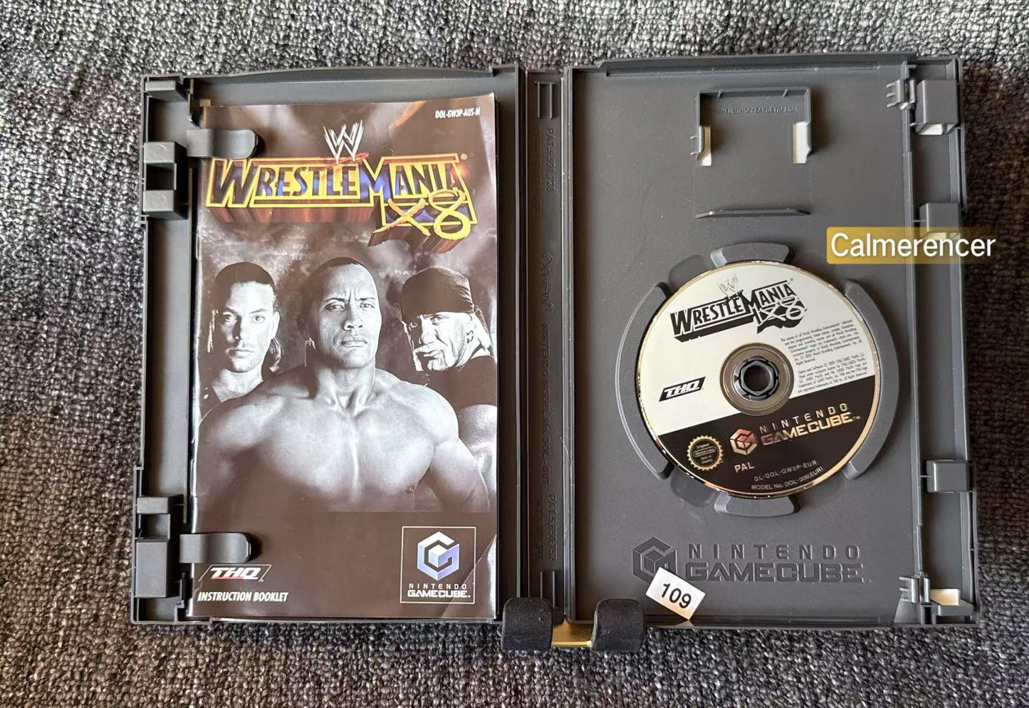 WWE Wrestle Mania X8 Game - Nintendo Gamecube - Pal Version