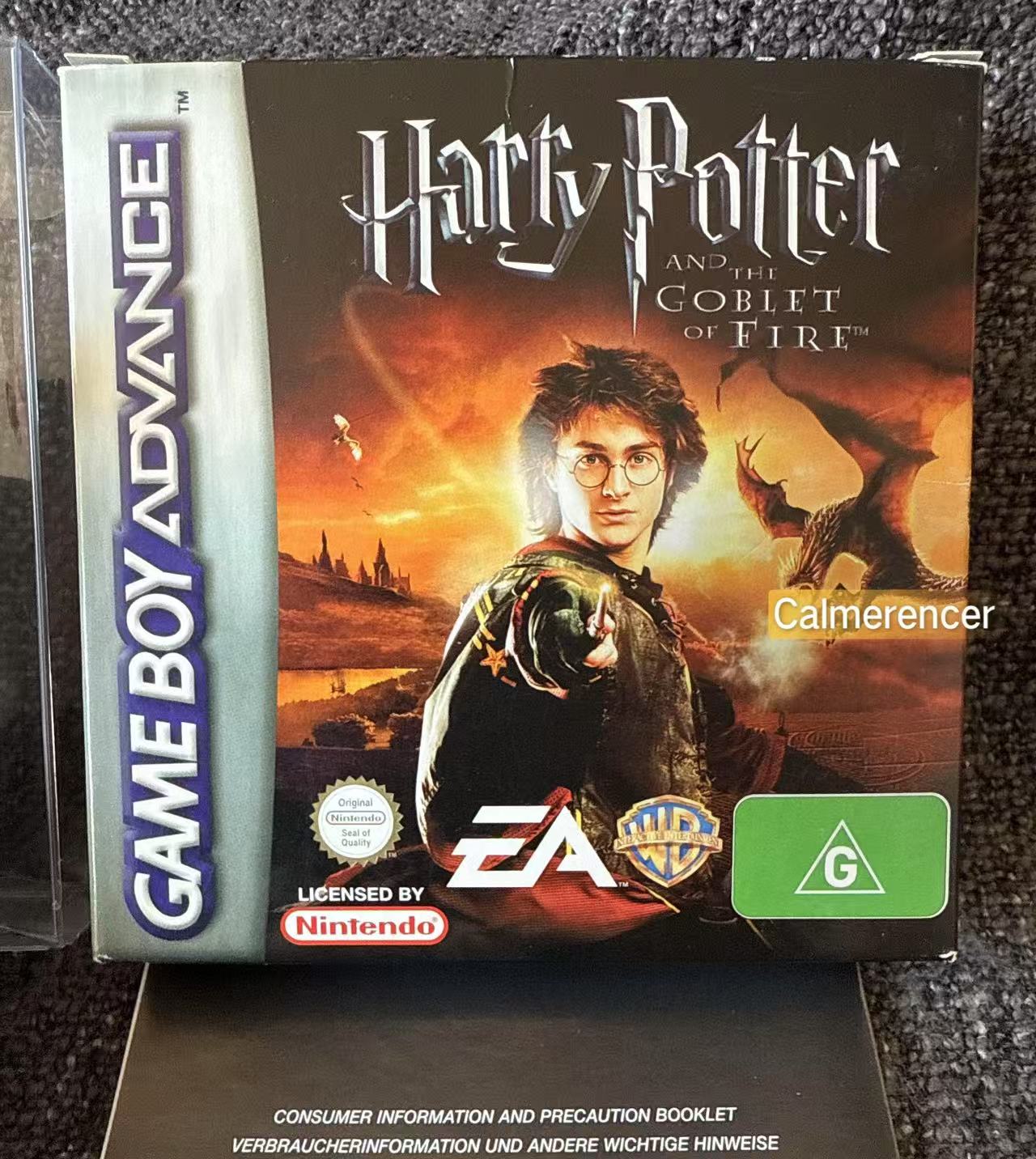 Harry Potter And The Goblet Of Fire Boxed Game -Nintendo Gameboy Advance GBA - Pal Version
