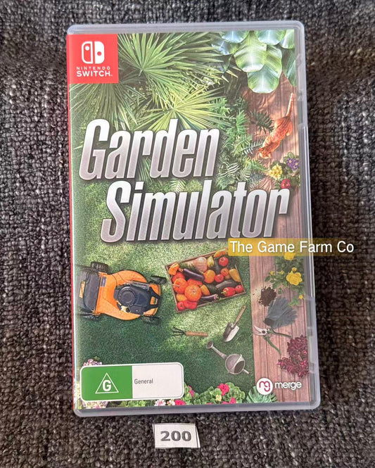 Garden Simulator Nintendo Switch Physical Game CIB PAL Tested Used