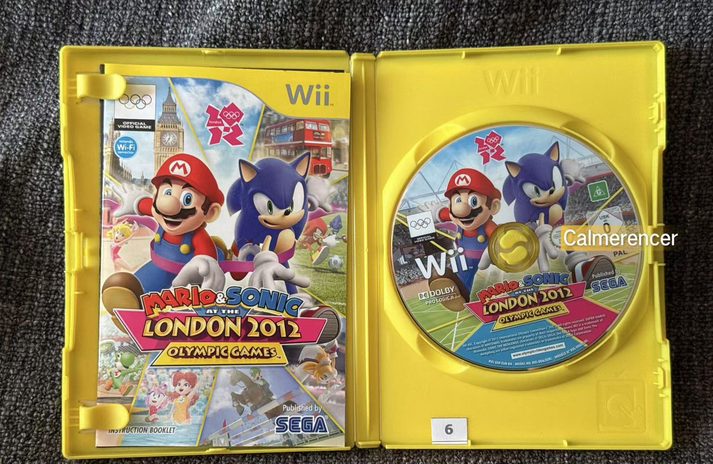Mario & Sonic at the London 2012 Olympic Games - Nintendo Wii game
