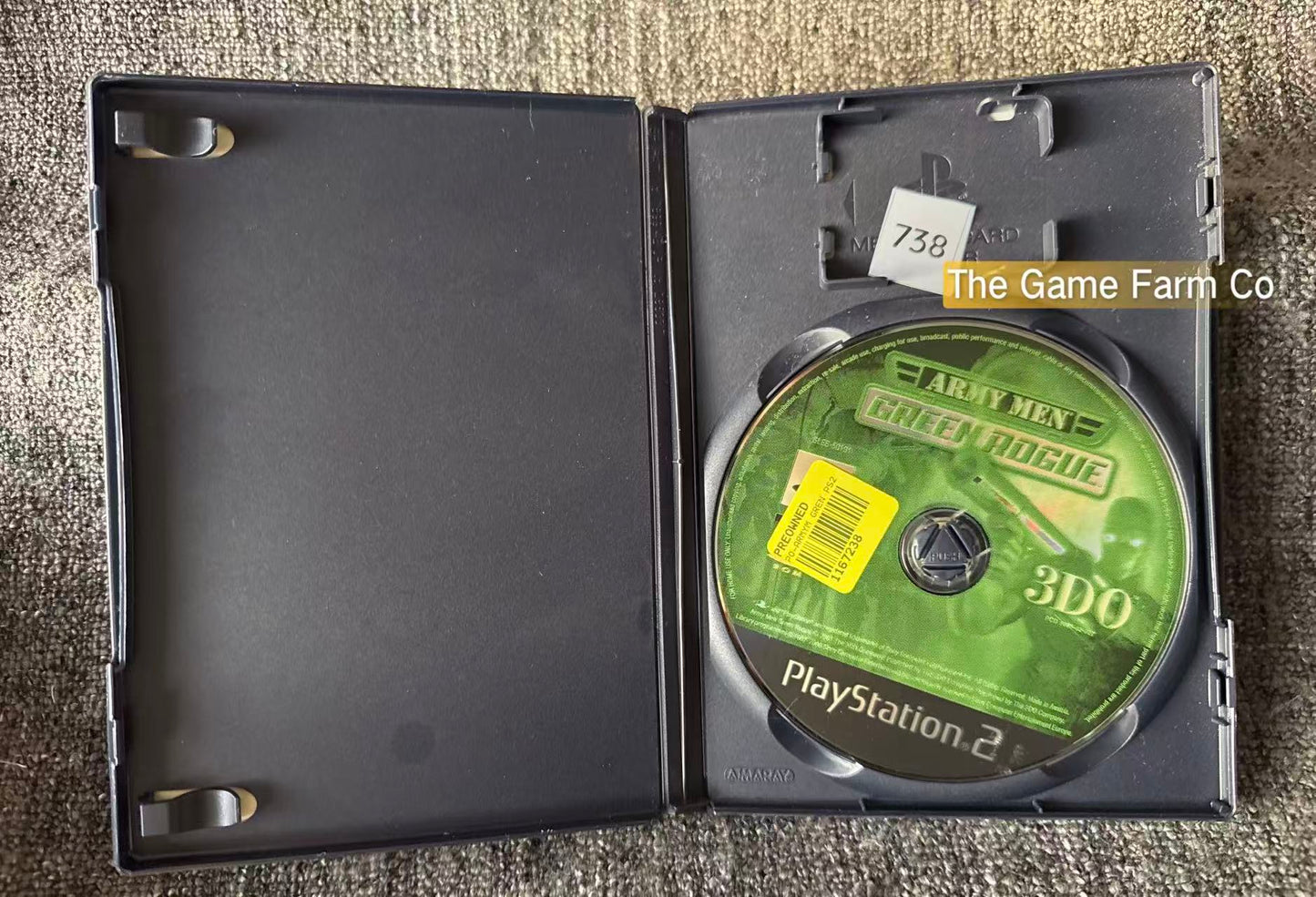 Army Men Green Rogue Game- Sony PlayStation 2 (PS2)