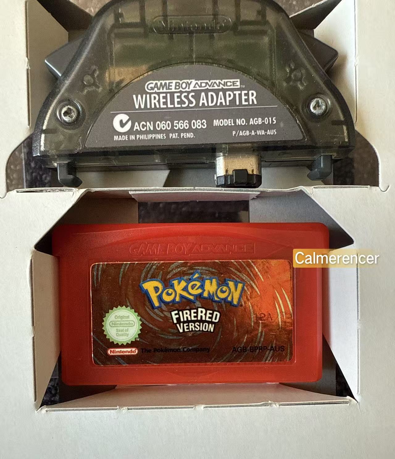 Pokemon Fire Red Version Boxed Game -Nintendo Gameboy Advance GBA - Pal Version