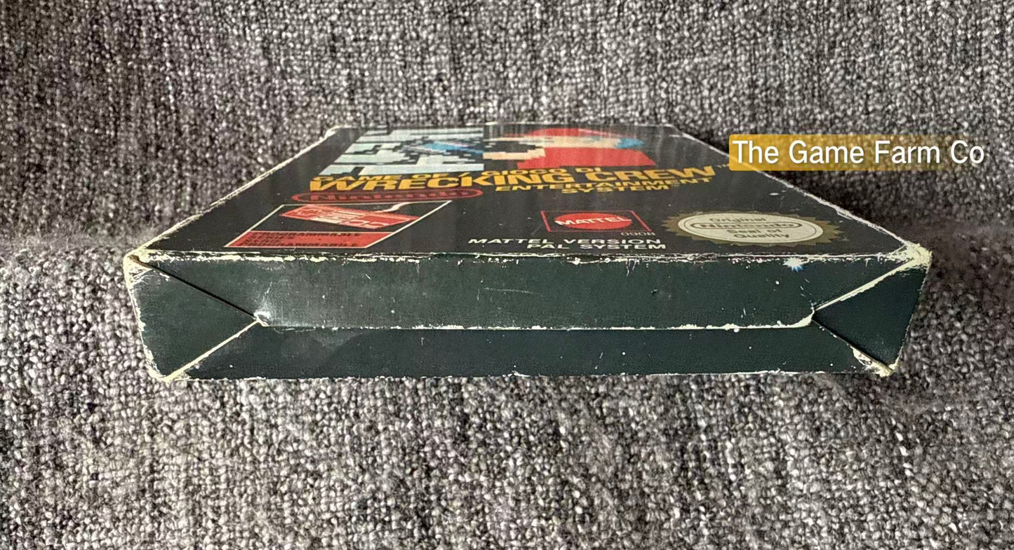 Wrecking Crew Boxed Game - Nes - Nintendo / Entertainment System - Pal Version