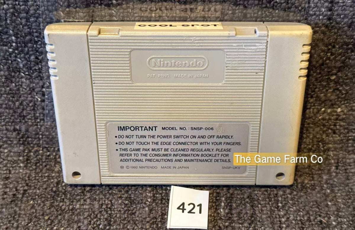 Cool Spot Super Nintendo (SNES) Loose Used PAL Version