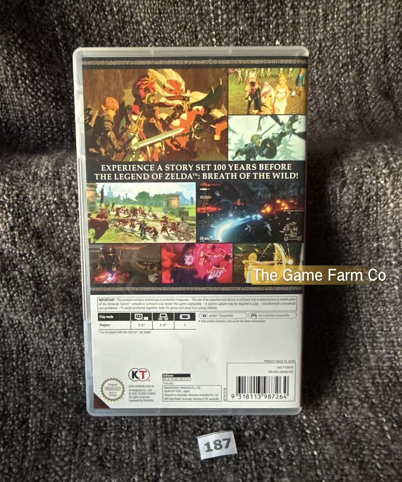 Hyrule Warriors: Age of Calamity (Nintendo Switch, 2020) Complete Box CIB PAL