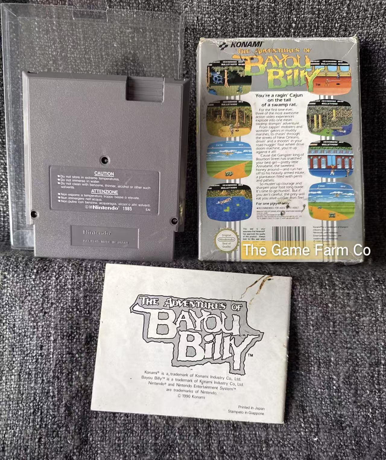 The Adventures Of Bayou Billy Boxed Game - Nes - Nintendo / Entertainment System - Pal Version
