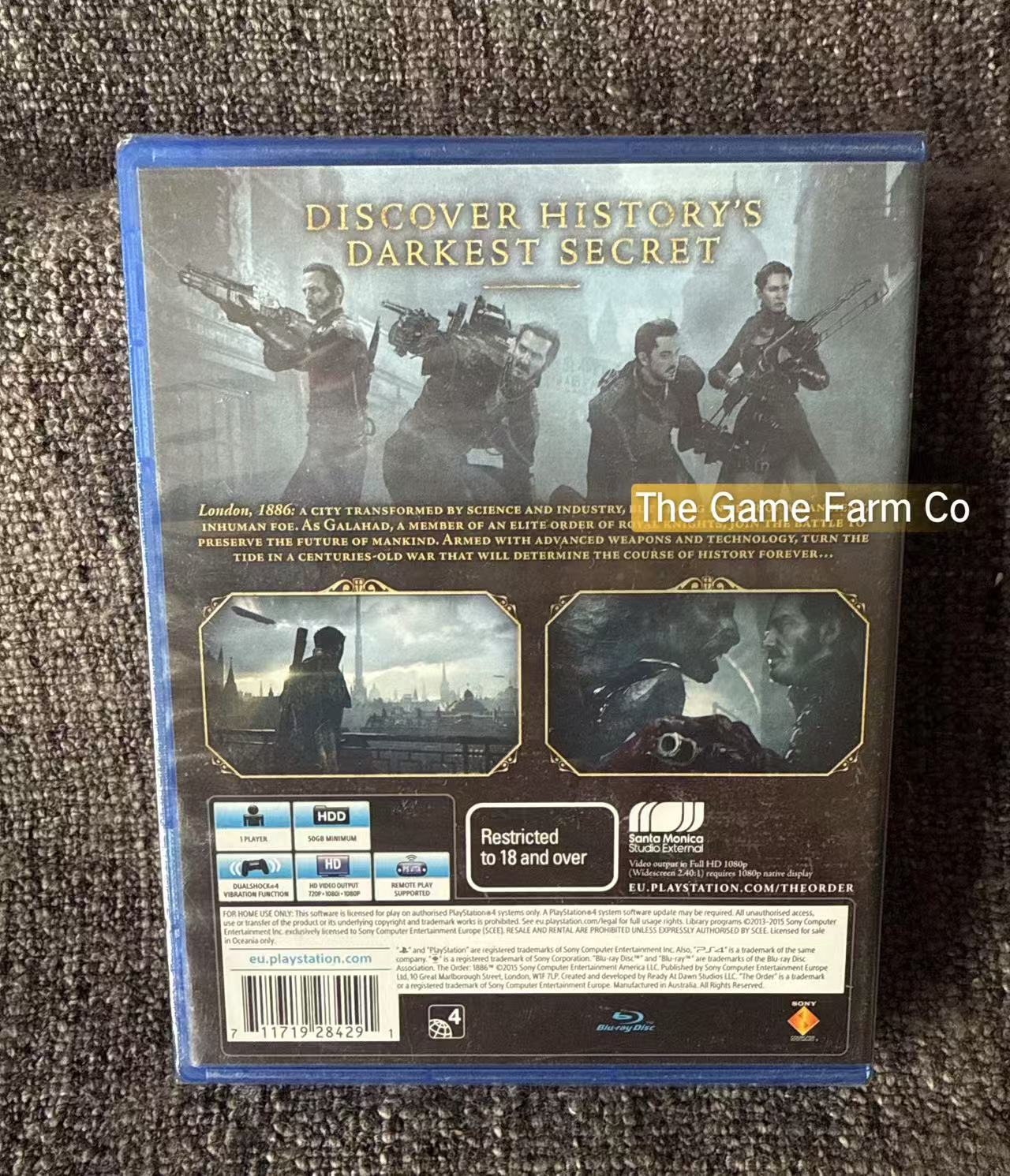 The Order 1886 Brand New & Sealed Sony Playstation 4 (PS4) Game