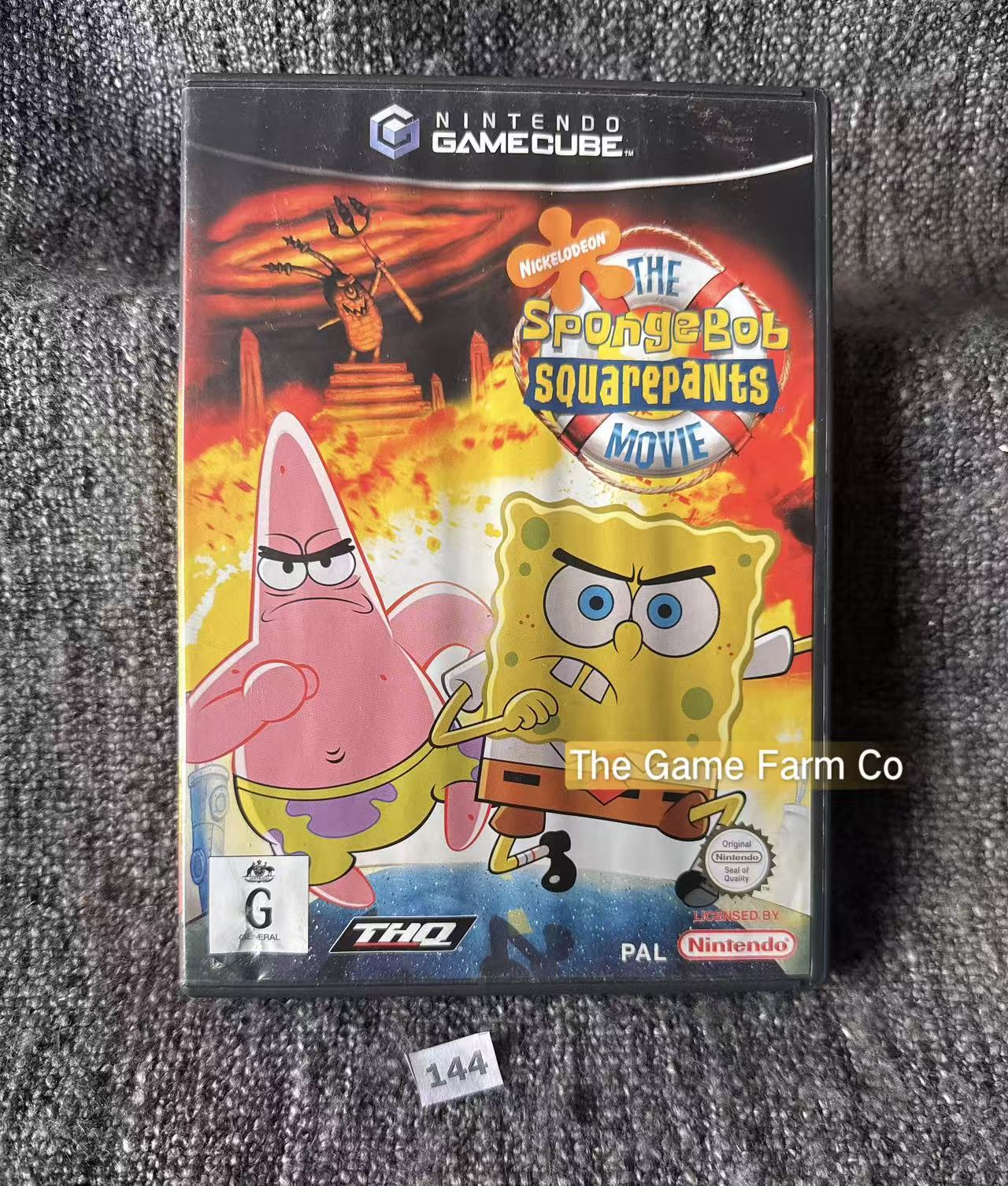 The SpongeBob SquarePants Movie Game (Nintendo GameCube) Complete CIB PAL