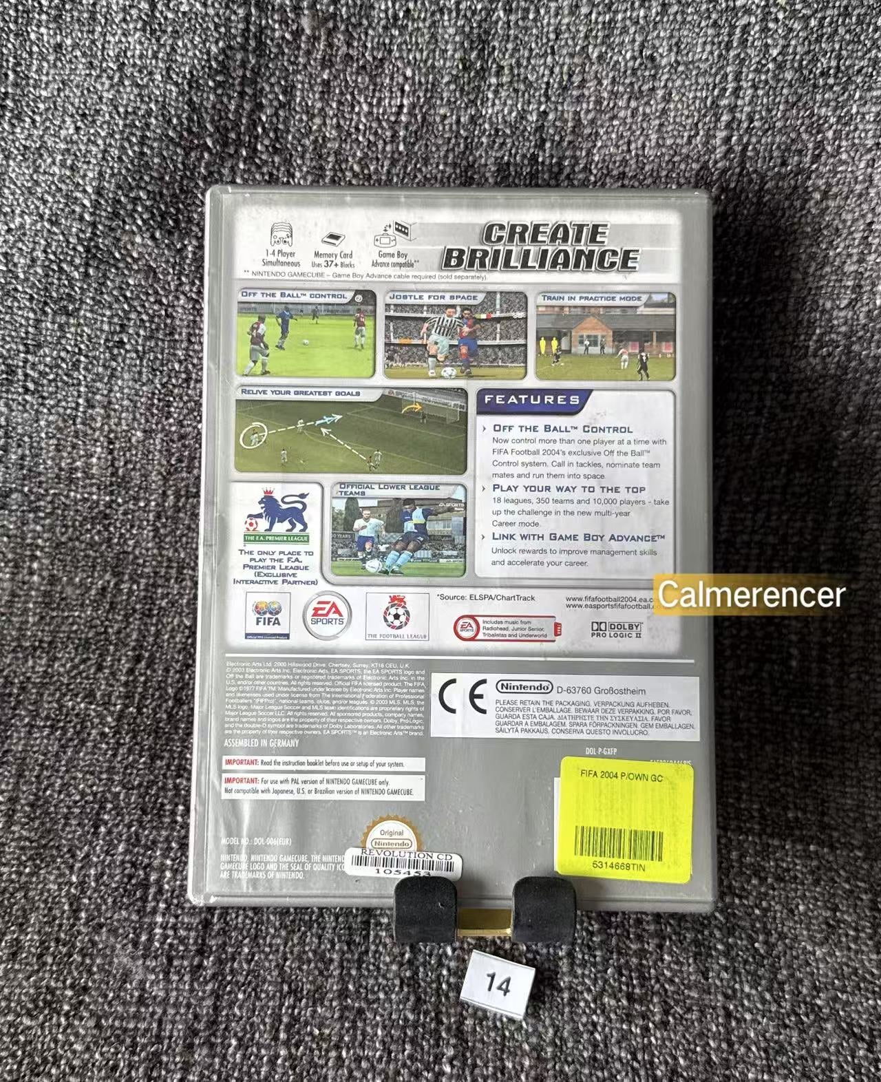 Fifa Football 2004 Game - Nintendo Gamecube - Pal Version